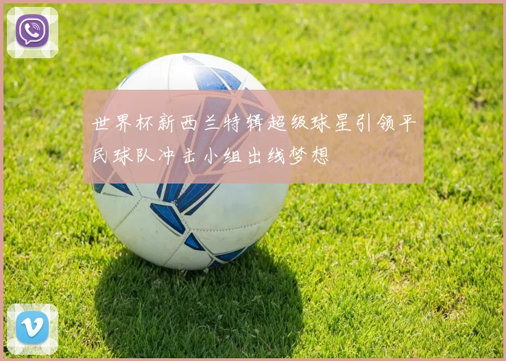 世界杯新西兰特辑超级球星引领平民球队冲击小组出线梦想